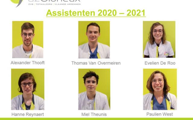 Voorstelling zes nieuwe assistenten