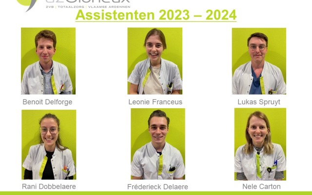Voorstelling zes nieuwe assistenten